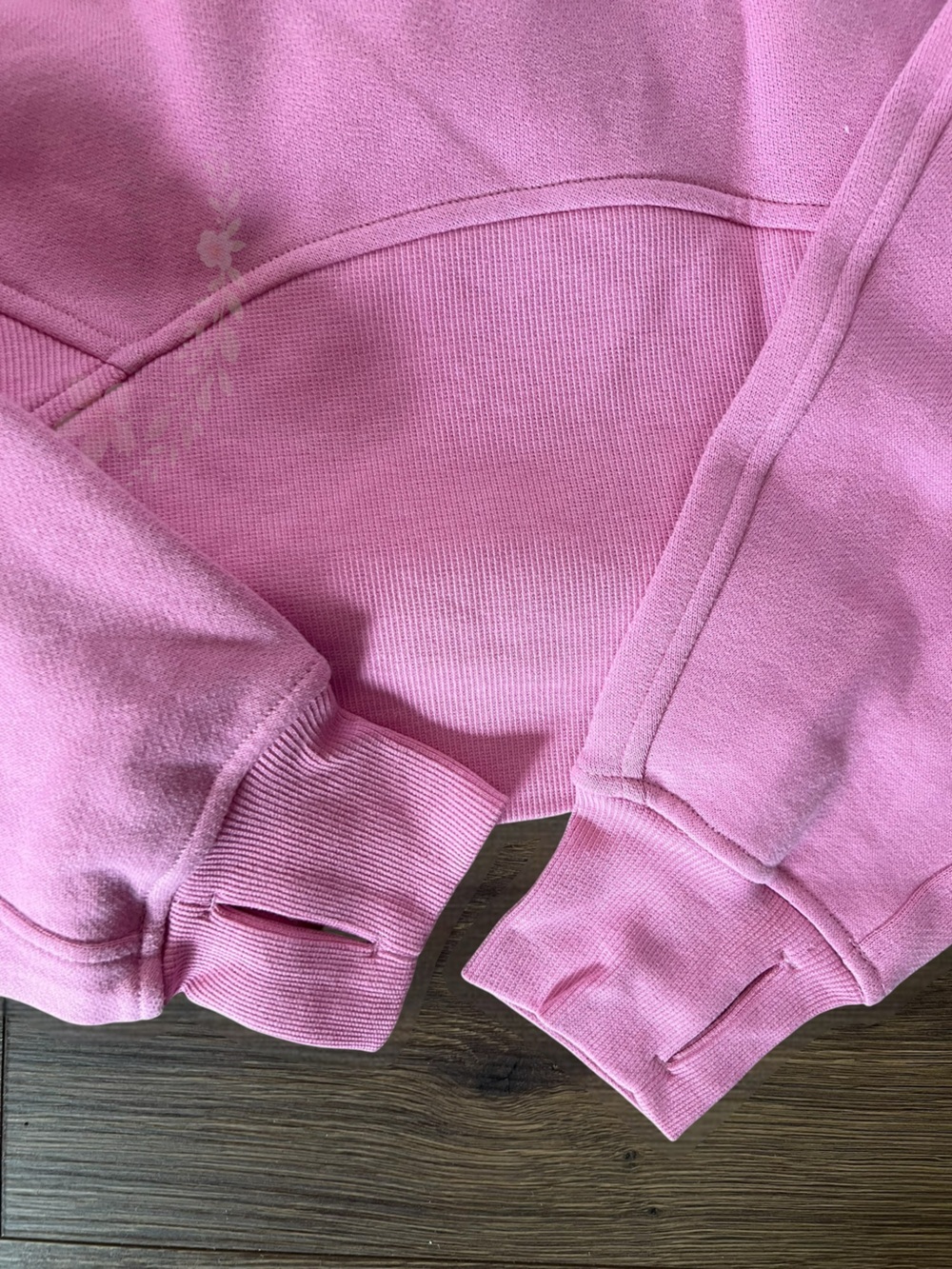 Lululemon Scuba Oversized 1/2 Zip Hoodie Pink Frosting NWT Size XS/S - Picture 4 of 8
